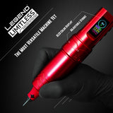 Legend Limitless Tattoo Pen - Adjustable Stroke - Legacy Red (Full Set)