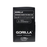 Gorilla Black Twin Blade Razors (50/Box) - Price Per Box