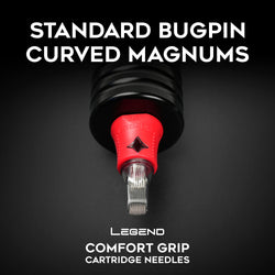 Legend Comfort Grip Cartridges - Standard Bugpin Curved Magnums - #10 (0.30mm) - 20/Box