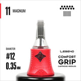 Legend Comfort Grip Cartridges - Magnums - #12 (0.35mm) - 20/Box