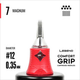 Legend Comfort Grip Cartridges - Magnums - #12 (0.35mm) - 20/Box